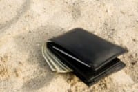 Wallet lost on beach